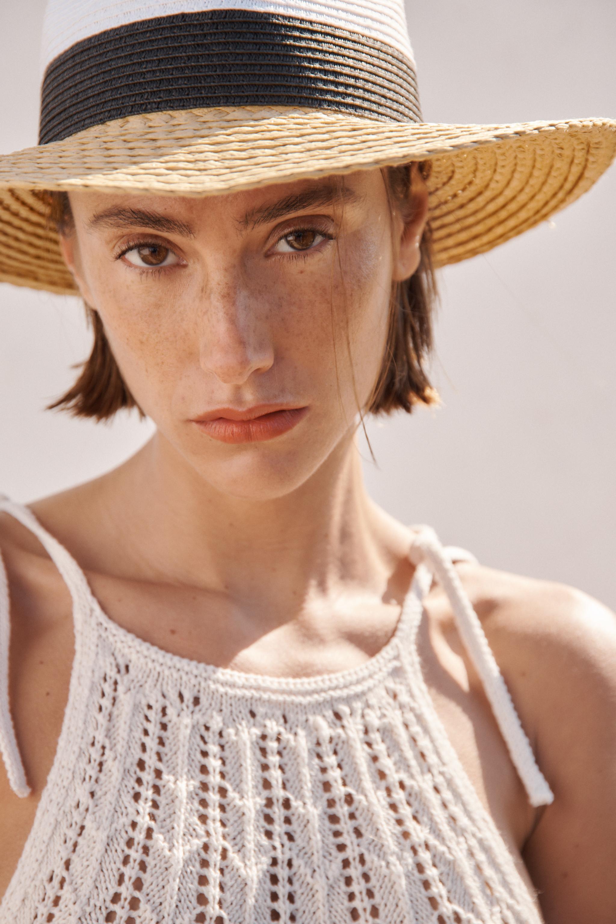 Zara new top and online hat